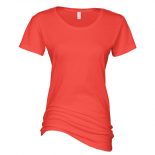 109 Ladies Cotton Crew Neck - Poppy