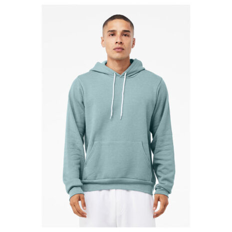 138 Hoodie Heather Blue Lagoon